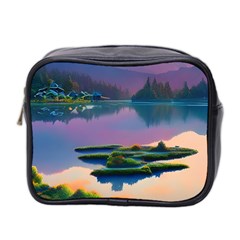 Astonishing Lake View Mini Toiletries Bag (two Sides) by GardenOfOphir