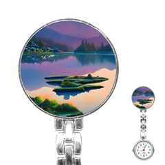 Astonishing Lake View Stainless Steel Nurses Watch by GardenOfOphir