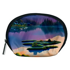 Astonishing Lake View Accessory Pouch (medium) by GardenOfOphir