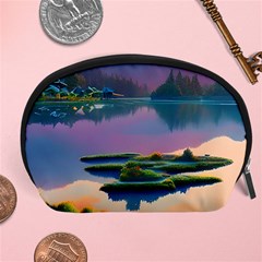 Astonishing Lake View Accessory Pouch (large) by GardenOfOphir