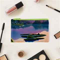 Astonishing Lake View Cosmetic Bag (xs) by GardenOfOphir