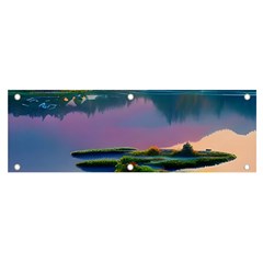 Astonishing Lake View Banner And Sign 6  X 2  by GardenOfOphir