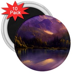 Colored Hues Sunset 3  Magnets (10 Pack)  by GardenOfOphir