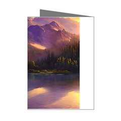 Colored Hues Sunset Mini Greeting Cards (pkg Of 8) by GardenOfOphir