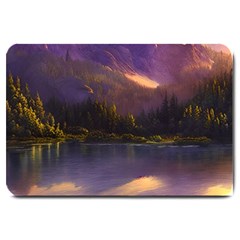 Colored Hues Sunset Large Doormat by GardenOfOphir