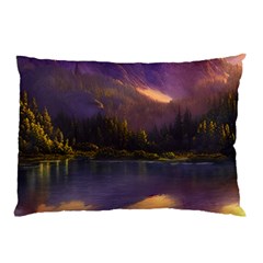 Colored Hues Sunset Pillow Case by GardenOfOphir