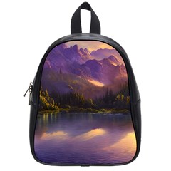 Colored Hues Sunset School Bag (small) by GardenOfOphir