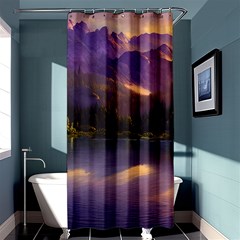 Colored Hues Sunset Shower Curtain 36  X 72  (stall)  by GardenOfOphir