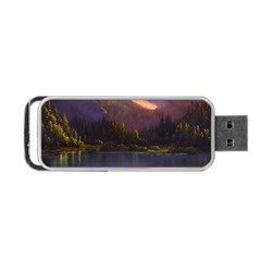 Colored Hues Sunset Portable Usb Flash (two Sides) by GardenOfOphir