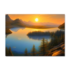 Distant Sunset Sticker A4 (100 Pack) by GardenOfOphir