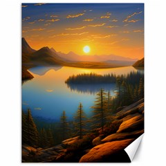 Distant Sunset Canvas 18  X 24  by GardenOfOphir