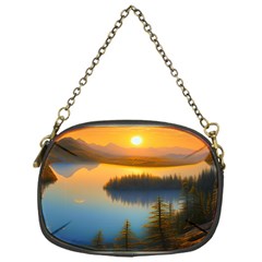 Distant Sunset Chain Purse (one Side) by GardenOfOphir