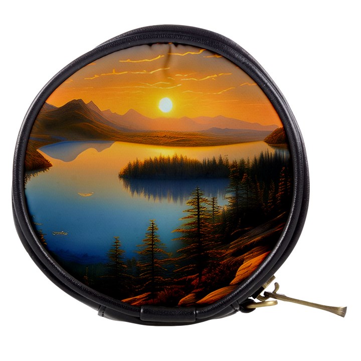 Distant Sunset Mini Makeup Bag