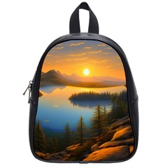 Distant Sunset School Bag (small) by GardenOfOphir