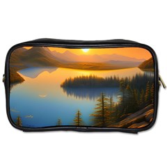 Distant Sunset Toiletries Bag (one Side) by GardenOfOphir