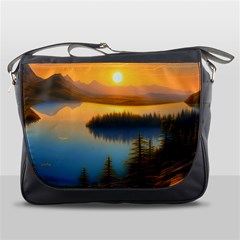 Distant Sunset Messenger Bag by GardenOfOphir