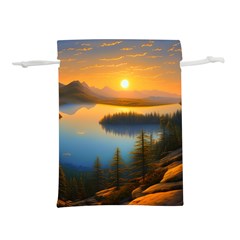 Distant Sunset Lightweight Drawstring Pouch (m) by GardenOfOphir