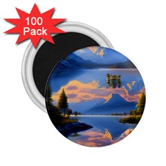 Beautiful Sunset 2 25  Magnets (100 Pack)  by GardenOfOphir