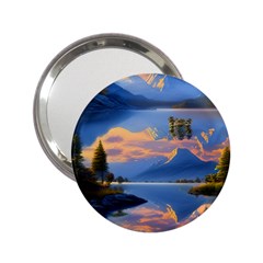 Beautiful Sunset 2 25  Handbag Mirrors by GardenOfOphir