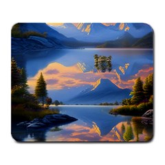 Beautiful Sunset Large Mousepad by GardenOfOphir