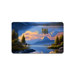 Beautiful Sunset Magnet (name Card) by GardenOfOphir