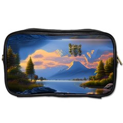 Beautiful Sunset Toiletries Bag (two Sides) by GardenOfOphir