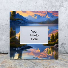 Beautiful Sunset White Box Photo Frame 4  X 6  by GardenOfOphir