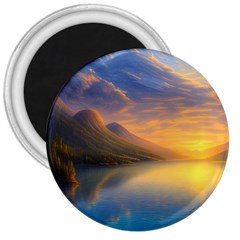 Benevolent Sunset 3  Magnets by GardenOfOphir