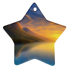 Benevolent Sunset Ornament (star)