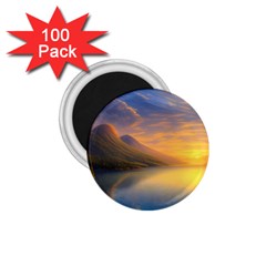 Benevolent Sunset 1 75  Magnets (100 Pack)  by GardenOfOphir