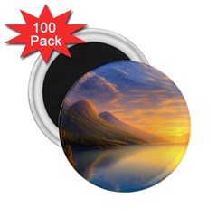 Benevolent Sunset 2 25  Magnets (100 Pack)  by GardenOfOphir