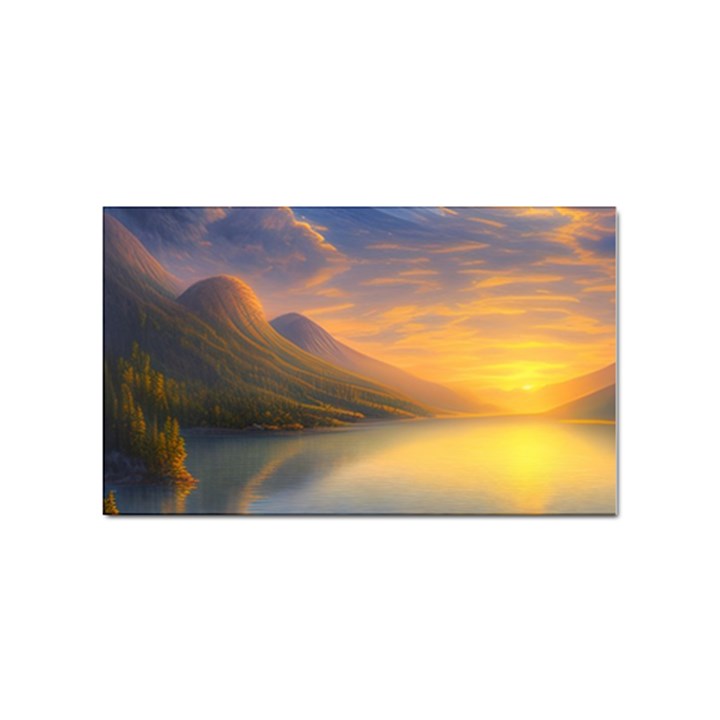 Benevolent Sunset Sticker (Rectangular)