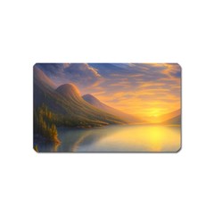 Benevolent Sunset Magnet (name Card) by GardenOfOphir