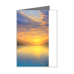 Benevolent Sunset Mini Greeting Card by GardenOfOphir