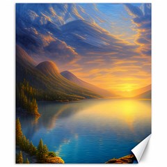 Benevolent Sunset Canvas 20  X 24  by GardenOfOphir