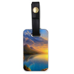 Benevolent Sunset Luggage Tag (one Side) by GardenOfOphir