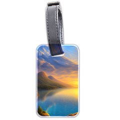 Benevolent Sunset Luggage Tag (two Sides) by GardenOfOphir