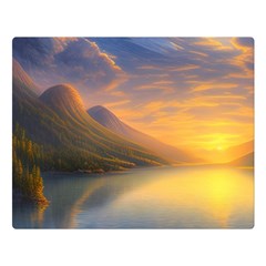 Benevolent Sunset Premium Plush Fleece Blanket (large) by GardenOfOphir