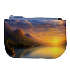 Benevolent Sunset Large Coin Purse by GardenOfOphir