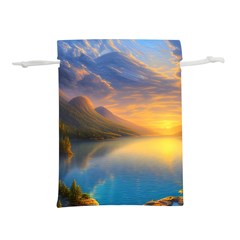 Benevolent Sunset Lightweight Drawstring Pouch (l) by GardenOfOphir