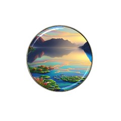 Breathtaking Sunset Hat Clip Ball Marker (4 Pack) by GardenOfOphir