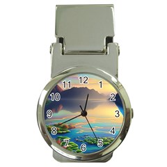 Breathtaking Sunset Money Clip Watches by GardenOfOphir