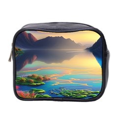 Breathtaking Sunset Mini Toiletries Bag (two Sides) by GardenOfOphir