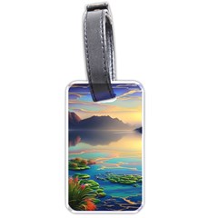 Breathtaking Sunset Luggage Tag (one Side) by GardenOfOphir