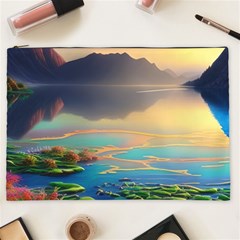 Breathtaking Sunset Cosmetic Bag (xxl) by GardenOfOphir