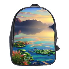 Breathtaking Sunset School Bag (xl) by GardenOfOphir