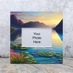 Breathtaking Sunset White Box Photo Frame 4  X 6  by GardenOfOphir