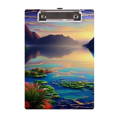 Breathtaking Sunset A5 Acrylic Clipboard by GardenOfOphir