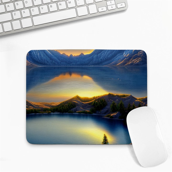 Crimson Sunset Small Mousepad