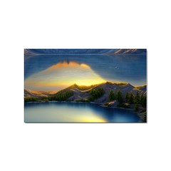 Crimson Sunset Sticker Rectangular (10 Pack) by GardenOfOphir